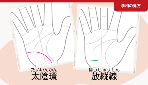 月丘にでる線①｜太陰環や放縦線が出ていたら、お疲れモード！