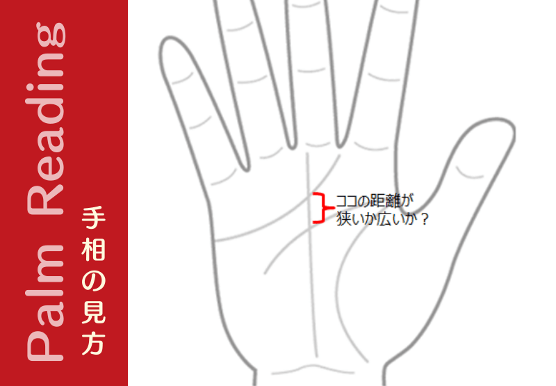 感情線と知能線の距離が近い人 情に流されやすい面がある 手相観ぱなせ